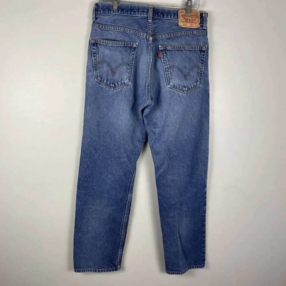 Levi's 505 Men's Jeans 33x32 Medium Wash Blue Jeans Straight Leg Work School